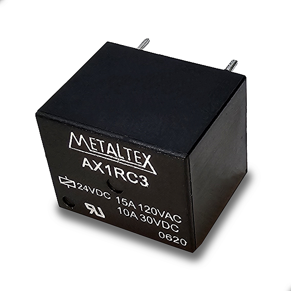 Relé Miniatura 15 Amperes 24vcc 1 reversível Ax1 Metaltex
