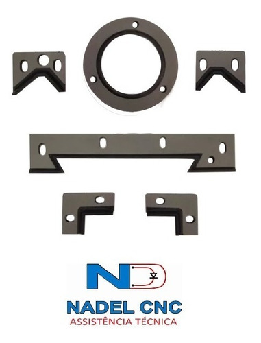 Raspadores / Limpadores Torno Centur 30d Romi 6 Peças