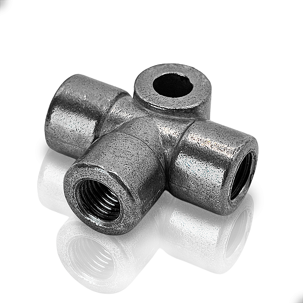 Conexão tipo T Femea M8 Lubrificação CNC