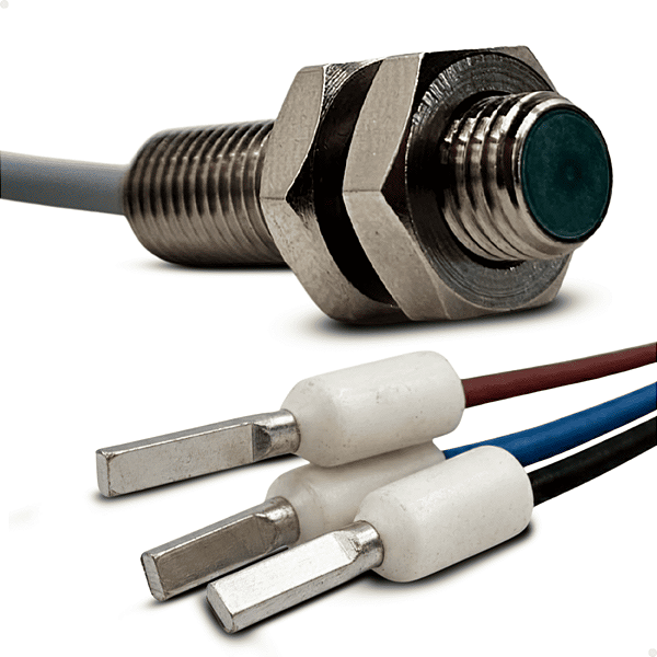 Sensor Indutivo PNP 2mm NF NBB2-8GM30-E3 5v - 30v Rosca M8