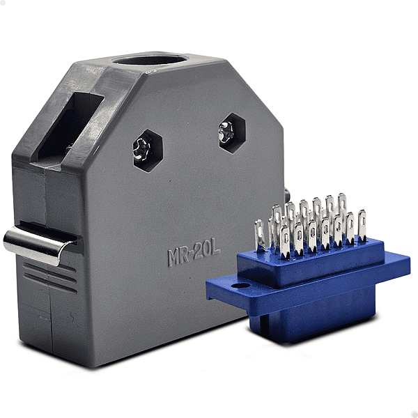 Conector HONDA FANUC MR-20L 20 PINOS CNC DRIVE ROMI