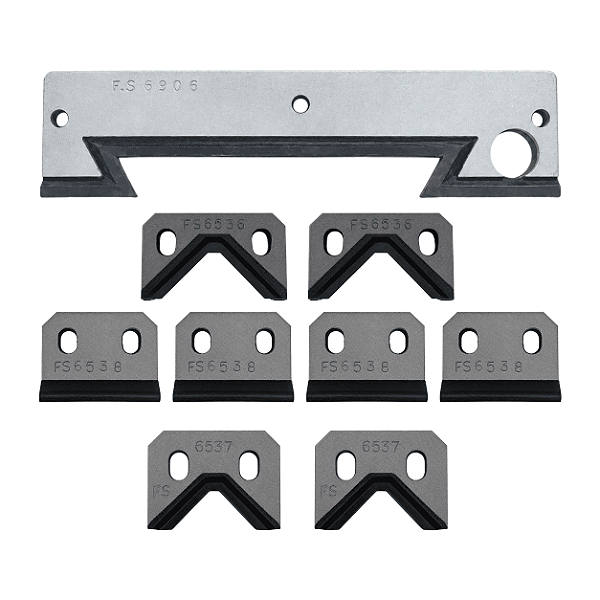 Raspadores / Limpadores Barramento Torno Clever 1640 / 1660 - 9 peças