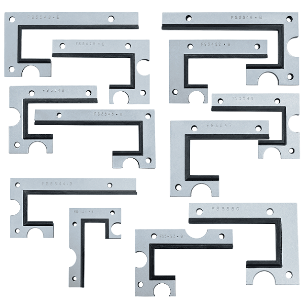 Raspadores/Limpador Barramento Tornos Travis M1000 / Veker MVK1000 - 12 peças