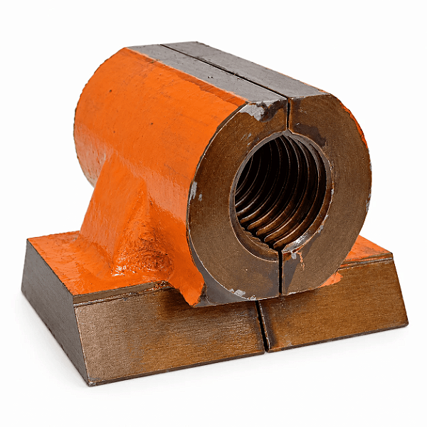 Porca Bipartida Torno Nardini Mascote MS175/205/350 4 Polegadas ENGATE RABO DE ANDORINHA