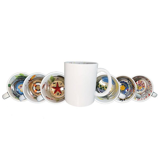 Caneca interior Temático/Estampado (P/ Sublimação)