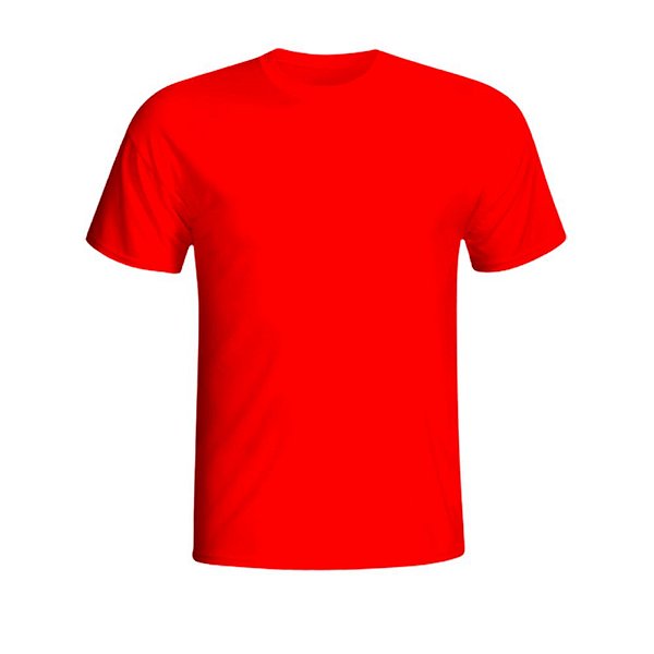 Camiseta de Vermelha de Algodão P ao GG
