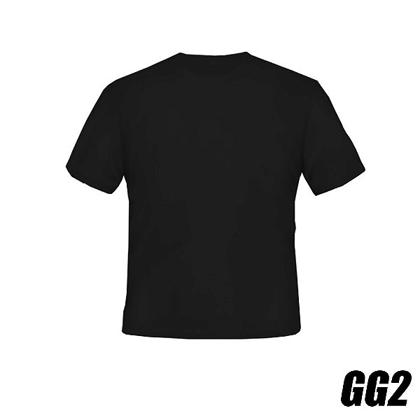 Camiseta de Poliéster Preta GG2