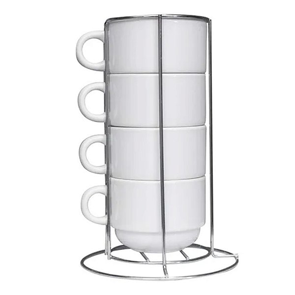 Kit Xícara 150 ml - 4 Peças (Torre)