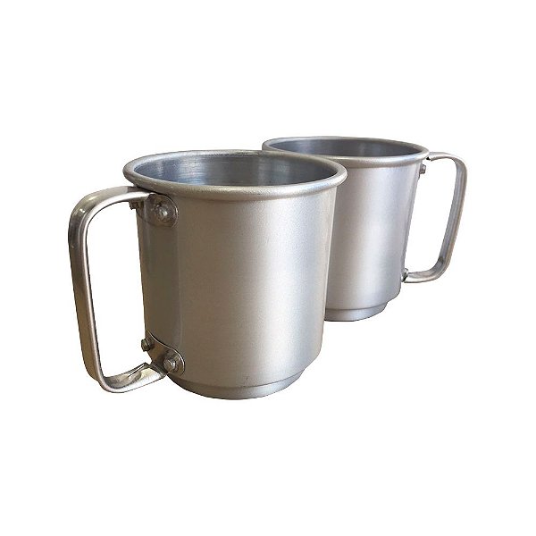 Caneca de Alumínio 400ml (P/ Sublimação)