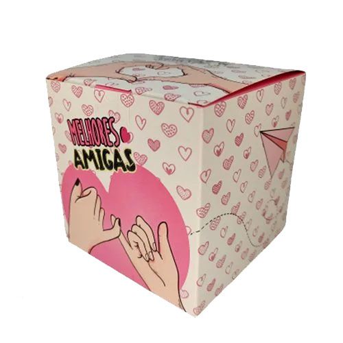 Caixinha de Caneca "Melhores amigas " Pct c/ 12 Unidadess