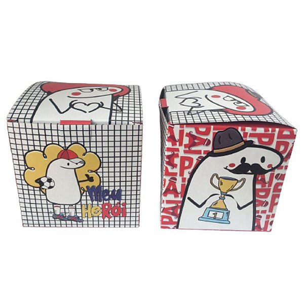 Caixinha de Caneca "Meu Herói " Pct c/ 12 Unidadess