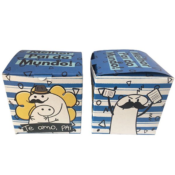 Caixinha de Caneca "Te amo, Pai " Pct c/ 12 Unidadess