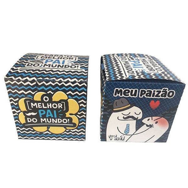 Caixinha de Caneca "Meu Paizão!" Pct c/ 6 Unidades