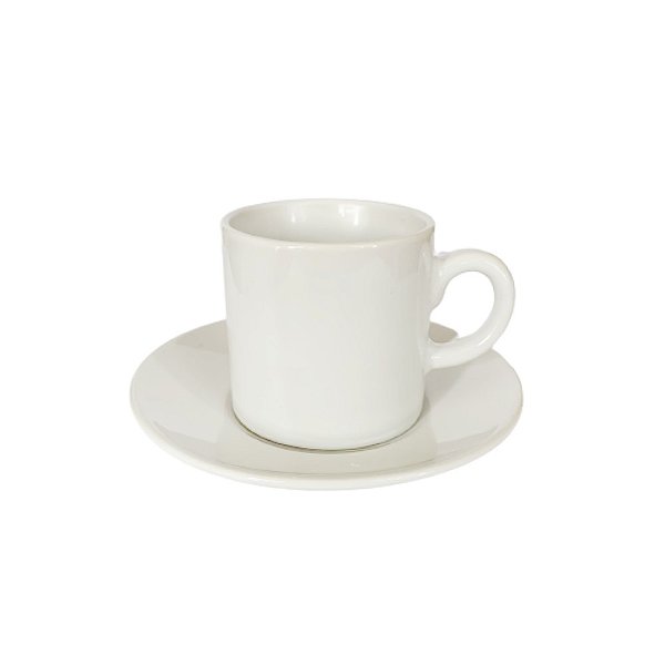 Xícara Cerâmica 150 ml com Pires (P/ Sublimação)