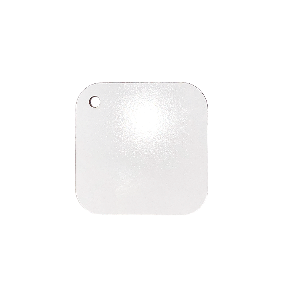 Chaveiro quadrado c/ furo de MDF -  PCT c/ 10 un