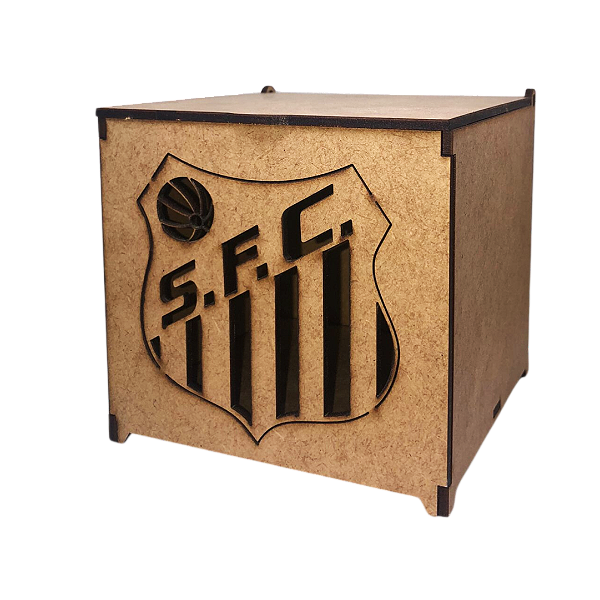 Caixinha para Caneca de MDF " Time Santos"