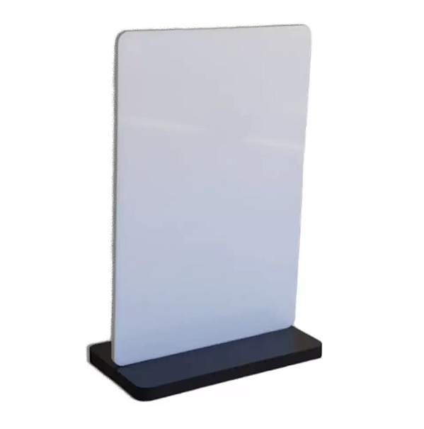 Placa Acrílico Branca PIX com Base para Sublimação | Qualidade Premium