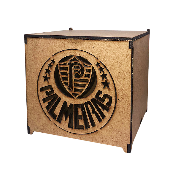 Caixinha para Caneca de MDF " Time Palmeiras"
