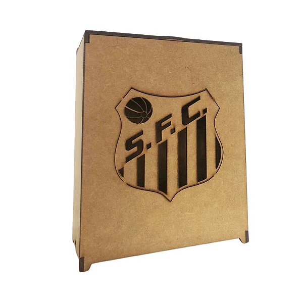 Caixa para Caneca de Chopp de MDF " Time Santos"