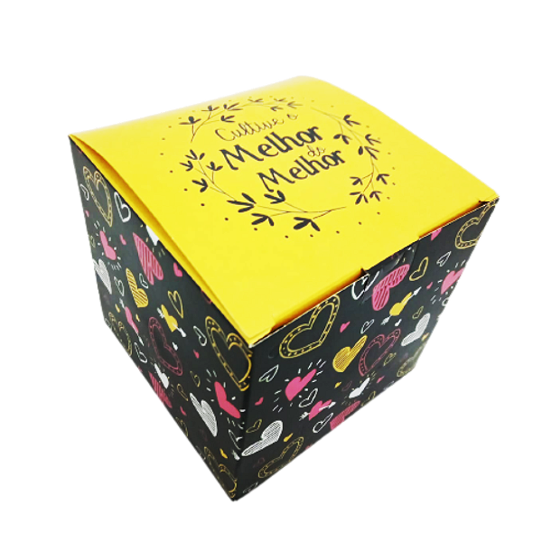 Caixinha de Caneca " Cultive o melhor do melhor  " Pct c/ 6 Unidades