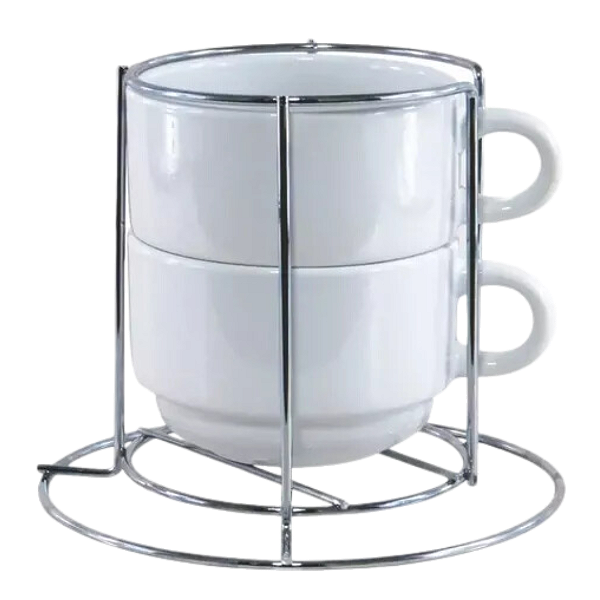 Kit Xícara 150 ml - 2 Peças (Torre)