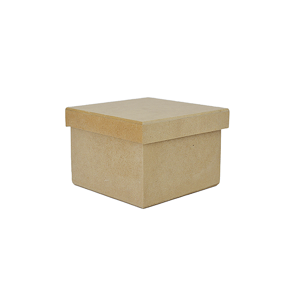 Caixa de MDF 10x10x10 cm -  C/ Tamp