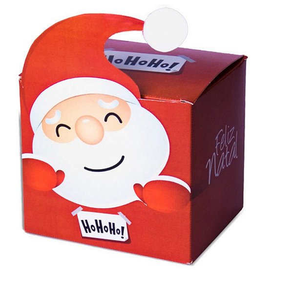 Caixinha de Natal Pct/6 Unidades - Boneco de Neve Vermelho