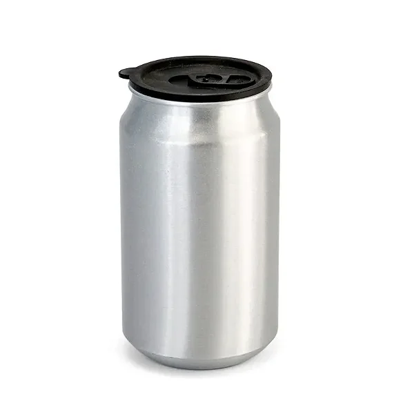 Latinha de Alumínio PRATA para Sublimação - 350ml