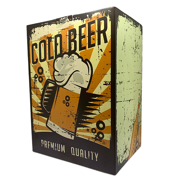 Caixinha para Caneca de Chopp 500ml " Cold Beer"