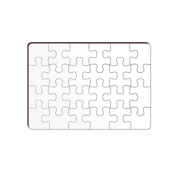 Quebra-Cabeça 24 Peças MDF Para Sublimação