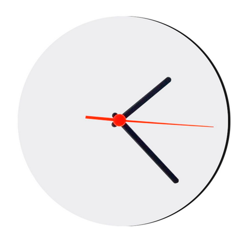 Relógio Redondo em MDF para Sublimação