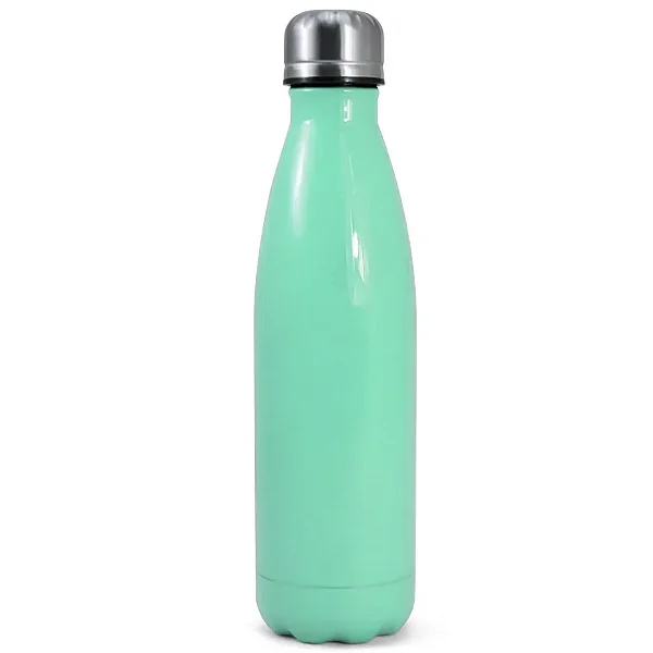 Garrafa Cola Colorida Ciano Brilhante para Sublimação | 500ml