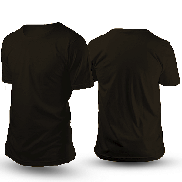 Camiseta Marrom 100% Algodão – Compatível com OBM, DTF e Silk Screen