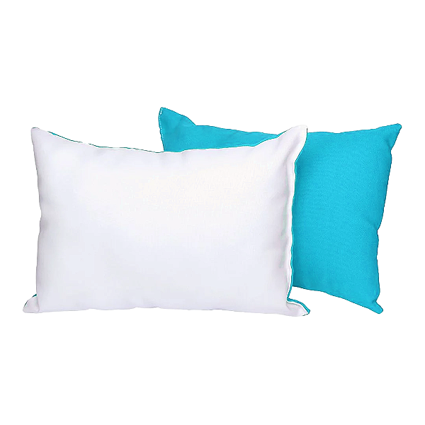 Almofada 20x30 com Enchimento Azul Claro (P/ Sublimação)