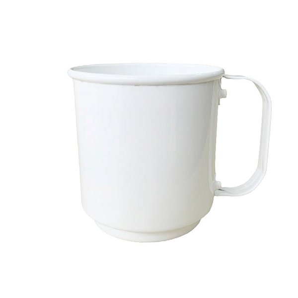 Caneca de Alumínio Branca Para Sublimação | 400 ml