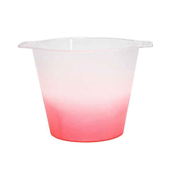 Balde de Gelo Jateado Degradê Vermelho | 5L