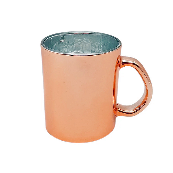 Caneca Espelhada Bronze para Sublimação | 325ml