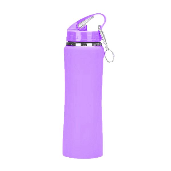 Garrafa Térmica 600ml Inox Sport Fosca Lilas | Para DTF UV ou Gravação a Laser