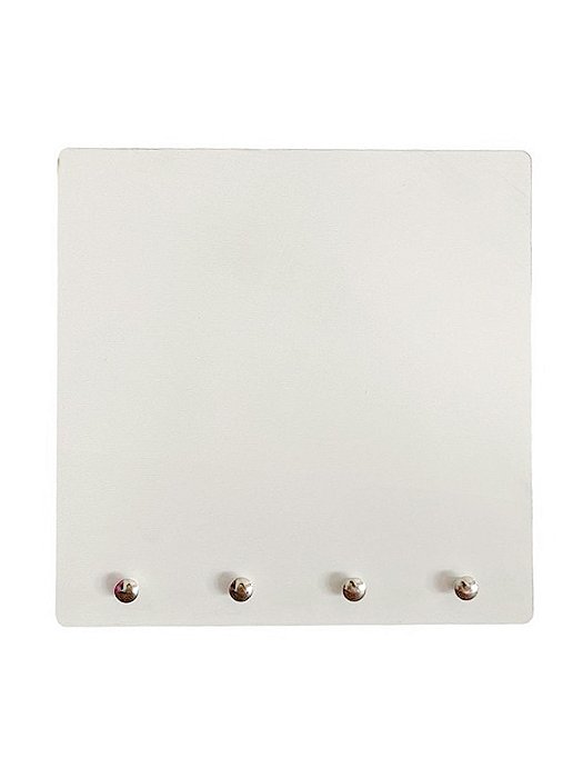 Porta-Chaves MDF 20x20cm | 3mm | 4 Furos | Para Sublimação