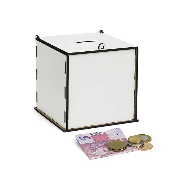 Caixa cofre MDF 3mm p/sublimação