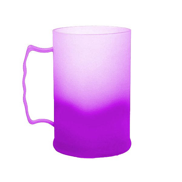 Caneca de Chopp Degradê Roxo | 500ml