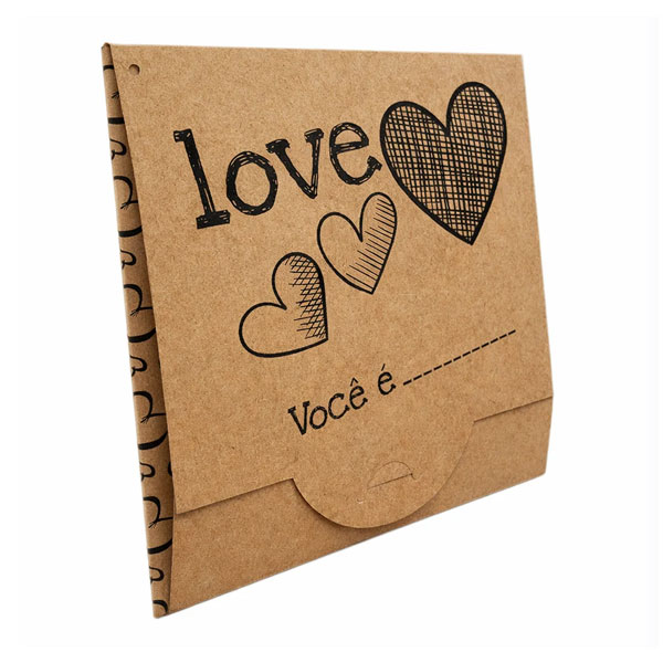 Caixinha Azulejo Craft LOVE 20x20 3 PÇS