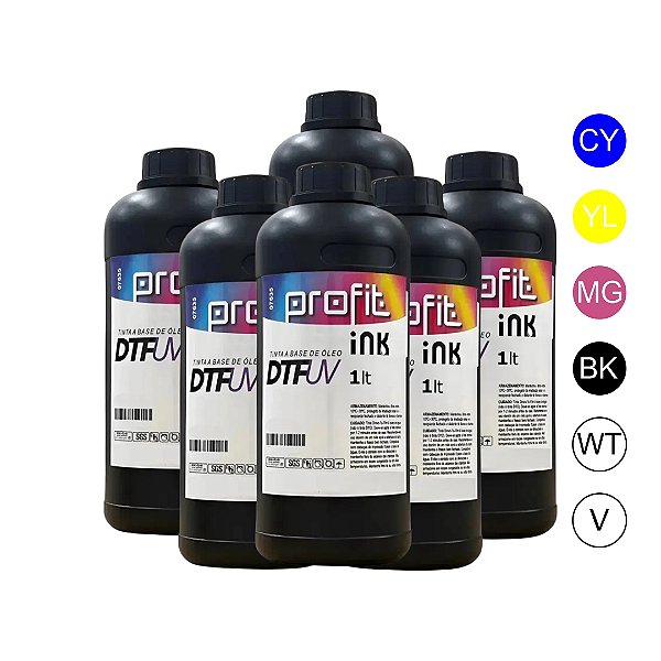 Tinta DTF UV 1 Litro | Para Plotter DTF