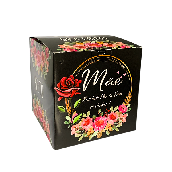 Caixinha de Caneca “ Mãe grátidão” | Pacote com 12 Unidades (mâe 2)