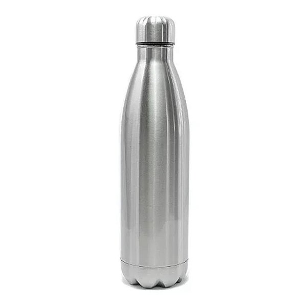 Garrafa Aluminio Sublimática Cola Prata 500mL