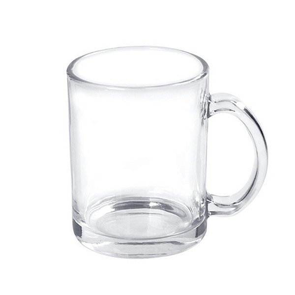 Caneca Vidro Cristal - 325mL