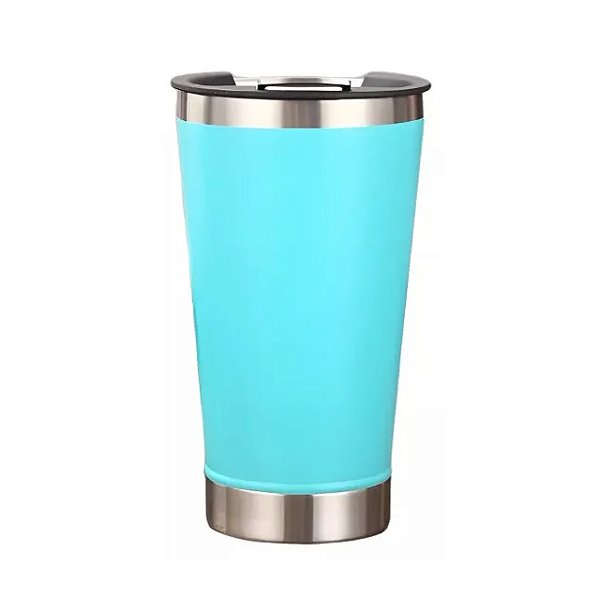 Copo Térmico Azul Claro - 473mL