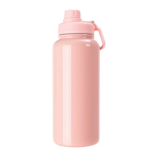 GARRAFA TERMICA INOX ROSA CLARO 900ML
