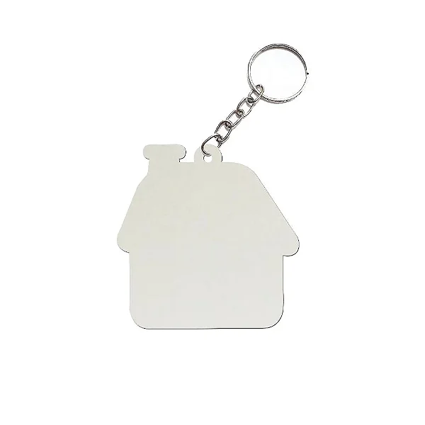 Chaveiro MDF Casa - Pacote 10un