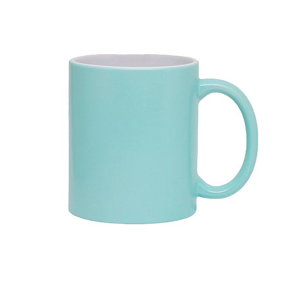 CANECA CERAM AZUL CRAQUELE 325ML LIVE Cód.: 3888
